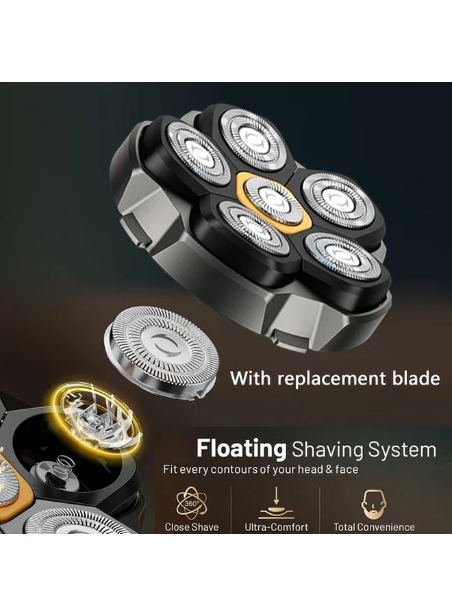 2 Piece Electric Shaver Replacement Heads Floating Blades For Beard Mustache - Image 1